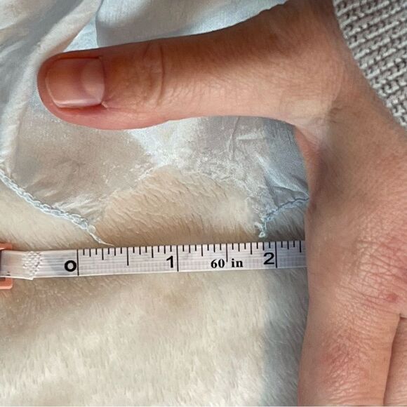 Boho Tie-Dye Maxi Dress MED – Crochet Yoke Sleeveless Flowy Festival Dress Silk - Picture 9 of 9